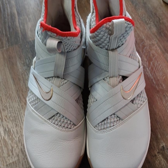 LeBron Soldier 12 red and gray